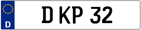 Truck License Plate